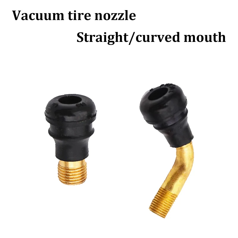 

Rubber Straight/curved mouth Valve Core Electric Car Tubeless Tire Elbow Motorcycle Removal Tool