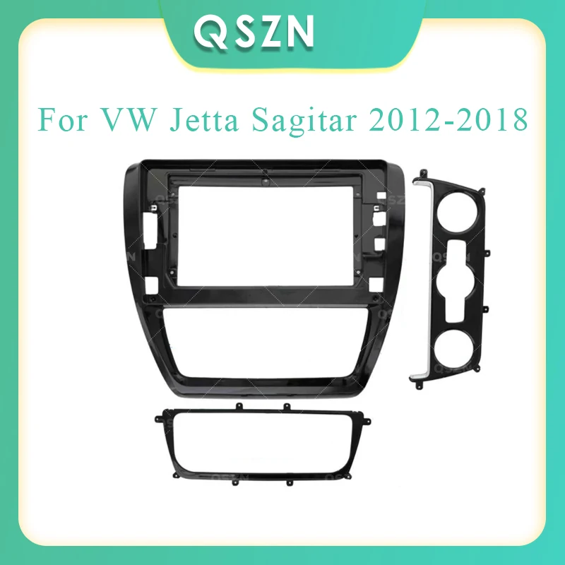 

10.1 Inch Car radio Frame Fascia For Volkswagen VW Jetta Sagitar 2012-2018 Bezel Panel Fitting Dashboard Mount Kit 2 Din