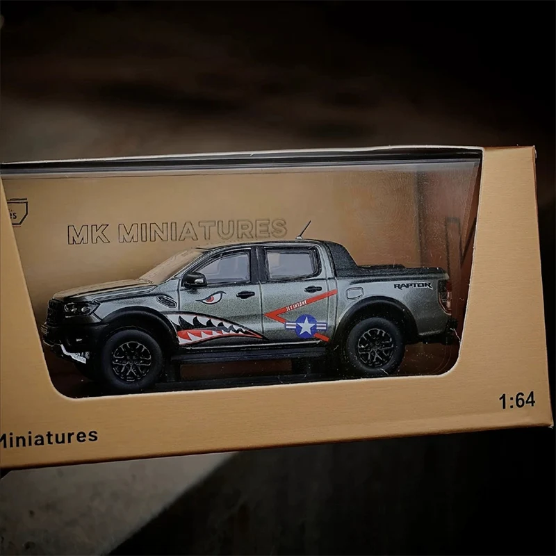 

Масштаб 1:64, рейнджер, Raptor, имитация сплава, модель автомобиля, статический дисплей, Коллекционная игрушка, подарок, сувенирное украшение