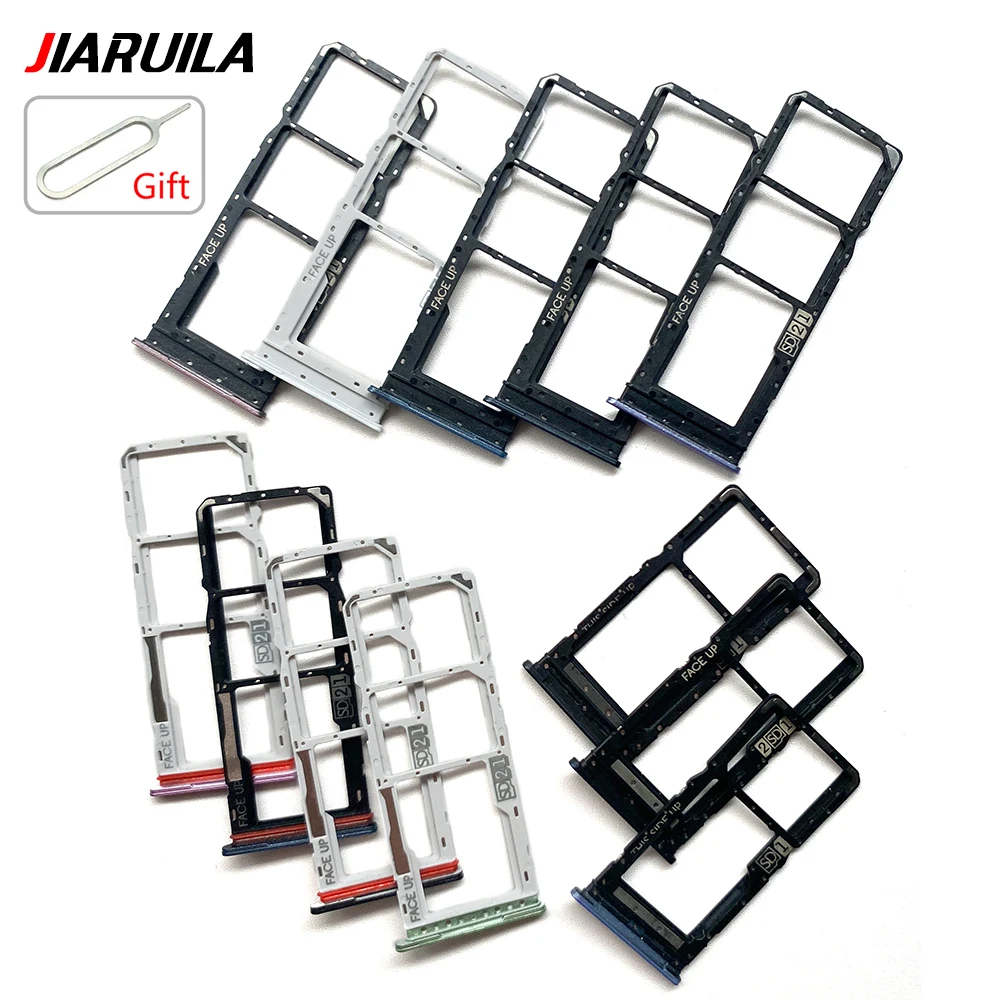 NEW For Moto G24 G34 G24 Power Micro Nano SIM Card Holder Tray chip slot drawer Holder Adapter Socket Parts (Dual Card) image 4