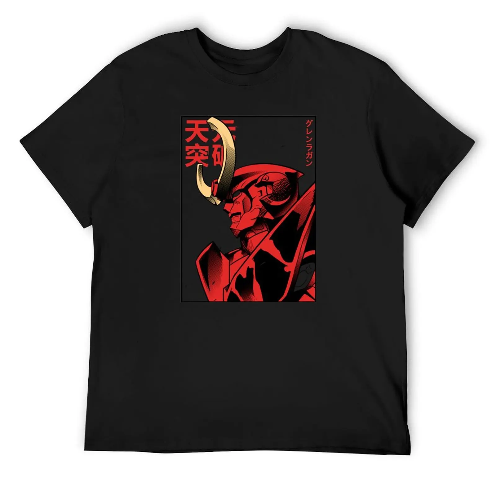 

Футболка Gurren Lagann, простые рубашки Louboutins, футболки с рисунком, новое издание, облегающие футболки для мужчин