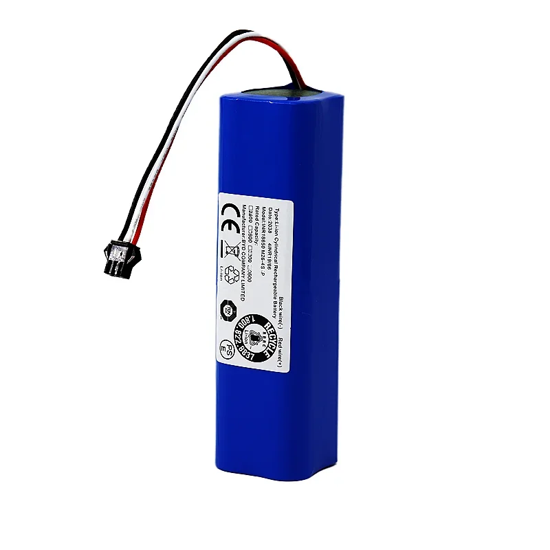 Imagem -04 - Aleaivy 14.4v 12800mah Adequado para Xiaomi Lydsto r1 Bateria Recarregável de Íons de Lítio Robô Aspirador de pó r1 Bateria