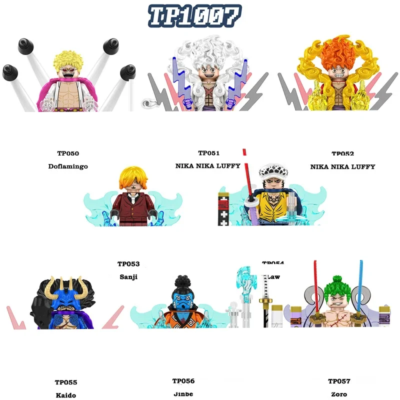 

TP1007 мультфильм Солон Луффи Кай Сделай очень Плоский конструктор кукла игрушка сумка для детей