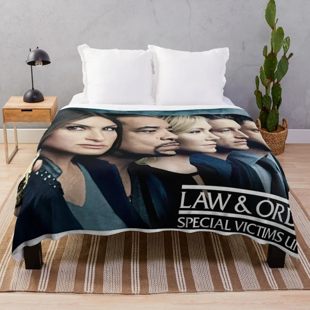 

Law & Order SVU Team Throw Blanket blankets ands Sofa Throw Blankets