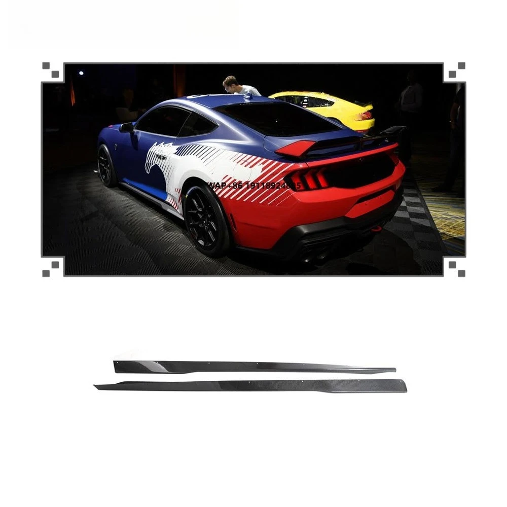 

Factory Customized Carbon Fiber Side Skirts for Mustang Dark Horse 2024