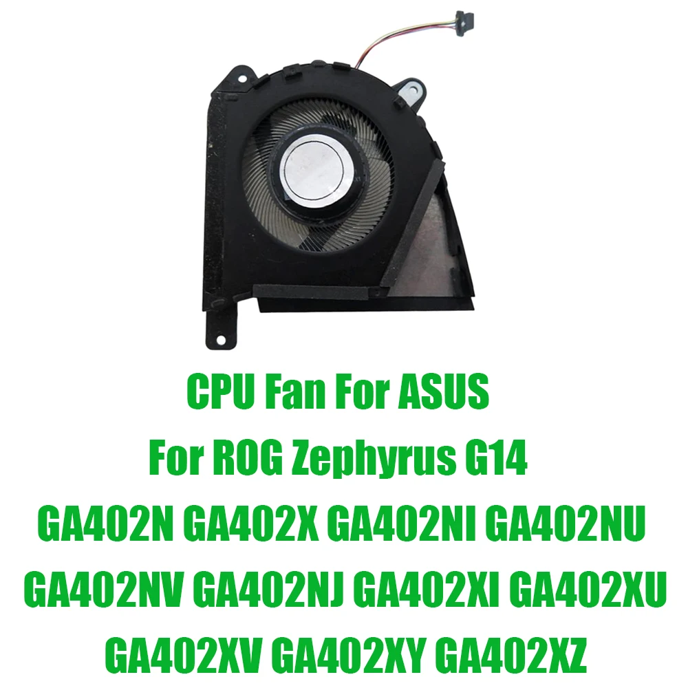 For ASUS For ROG Zephyrus G14 GA402N GA402X GA402NI GA402NU GA402NV GA402NJ GA402XI GA402XU GA402XV GA402XY GA402XZ DC5V CPU Fan