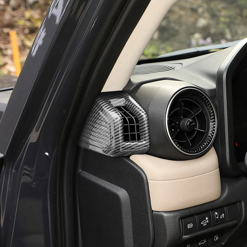 Car Dashboard Air Conditioning Outlet Frame Air Outlet Trim Sticker For Toyota Prado LC250 2024 image 3