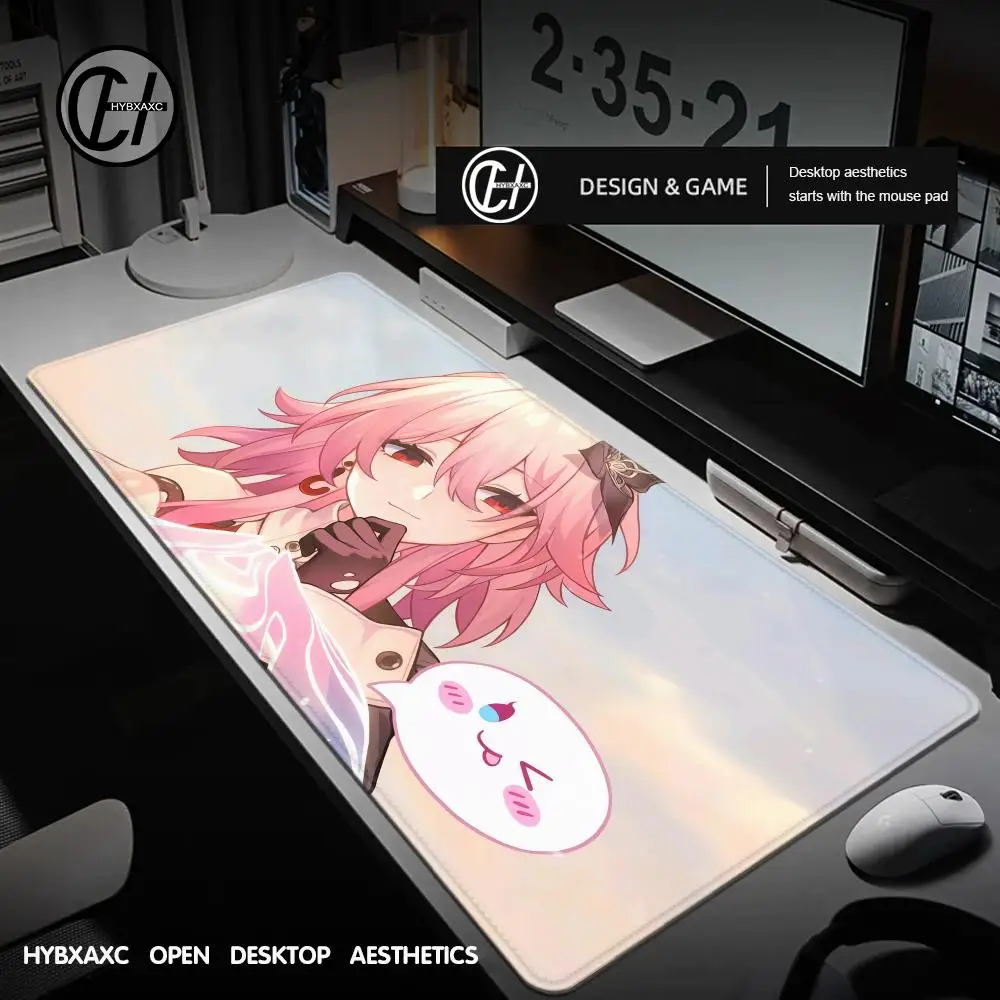 

Honkai Star Rail Evernight Rubber Mouse Pad Kawaii Girl Gaming Desk Mat HD Keyboard Mat Non-slip Mat Desk Protector