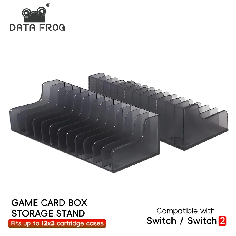 DATA FROG Doppelschichtiger Spielkarten-Aufbewahrungshalter Kompatibel mit Switch Lite Switch Switch 2