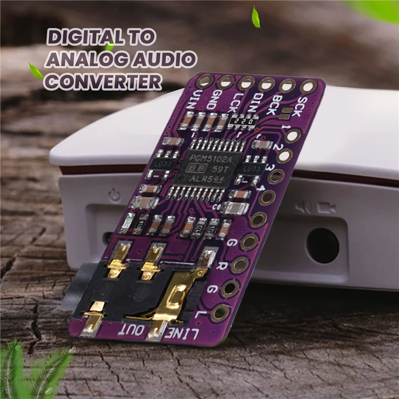 N89R PCM5102 I2S IIS Modulo decodificatore DAC audio digitale DAC stereo Convertitore digitale-analogico Modulo vocale per Raspberry Pi