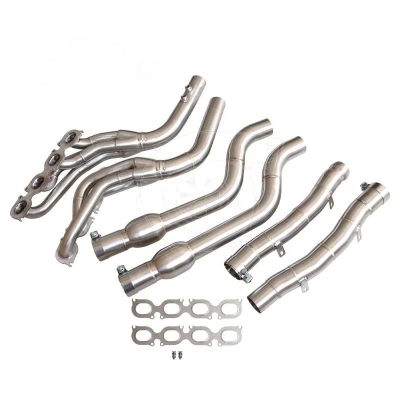 

Exhaust Long Tube Header + Catted MidPipes for C63 W204 2008-2011