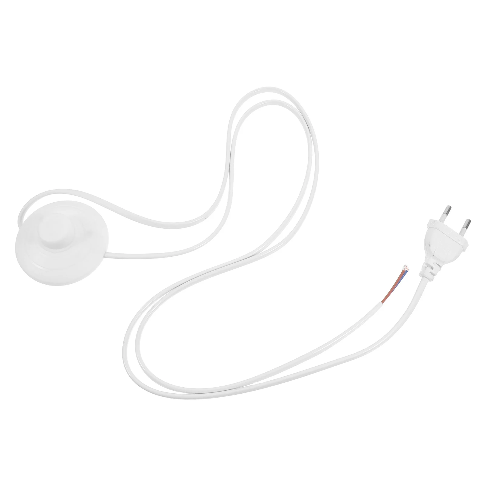 

Floor Lamp Foot Switch Cord for Electrical Plug Wire Light Wiring White Power Cable Pedal Extension