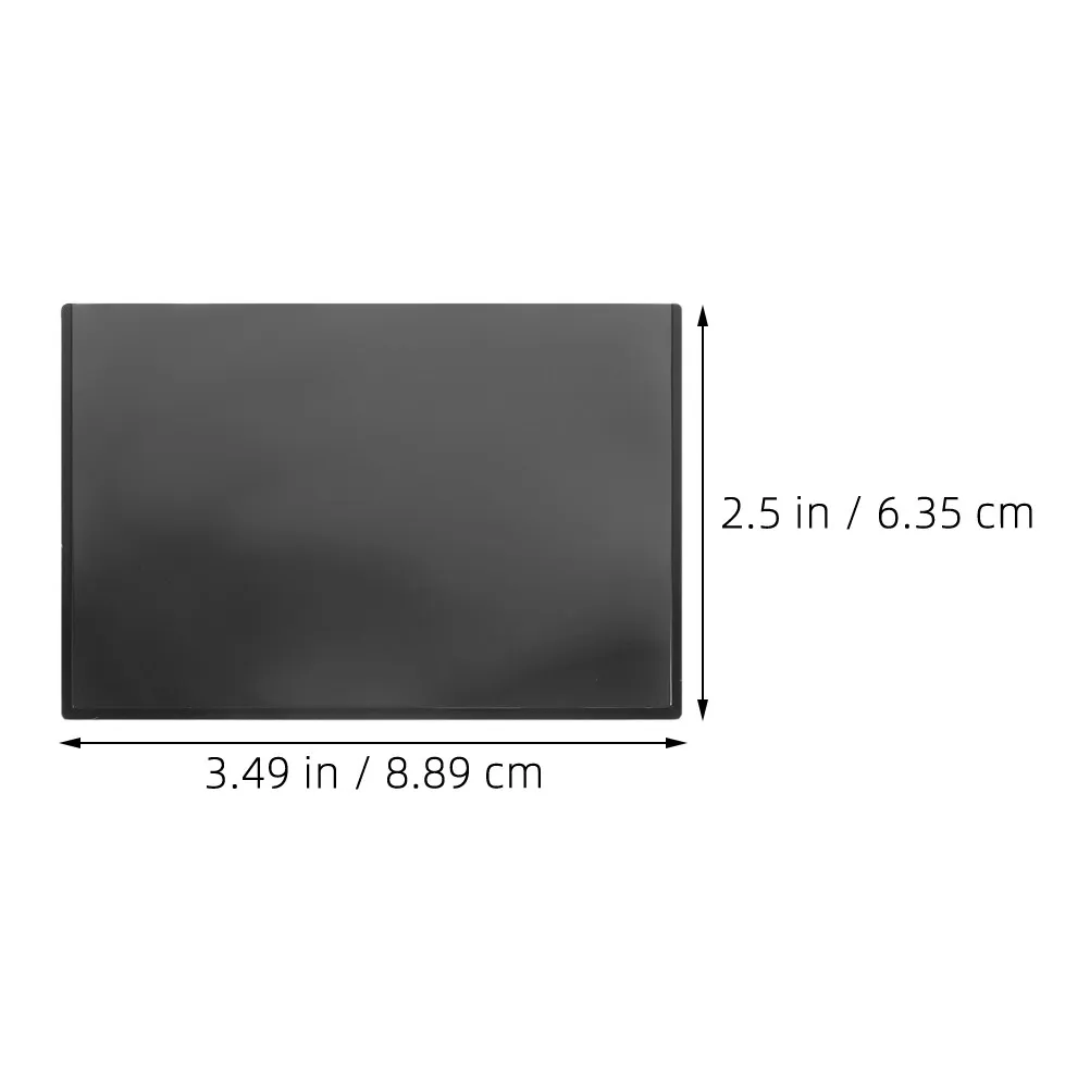 15Pcs Magnetic Picture Frames Transparent PVC Slim Design Fridge Photo Magnet Frames for Refrigerator Locker Whiteboard