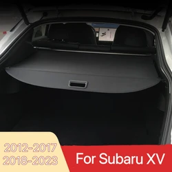 Trunk Cargo Cover For SUBARU XV Crosstrek 2012-2023 Security Shield Rear Luggage Curtain Partition Privacy Car Accessories