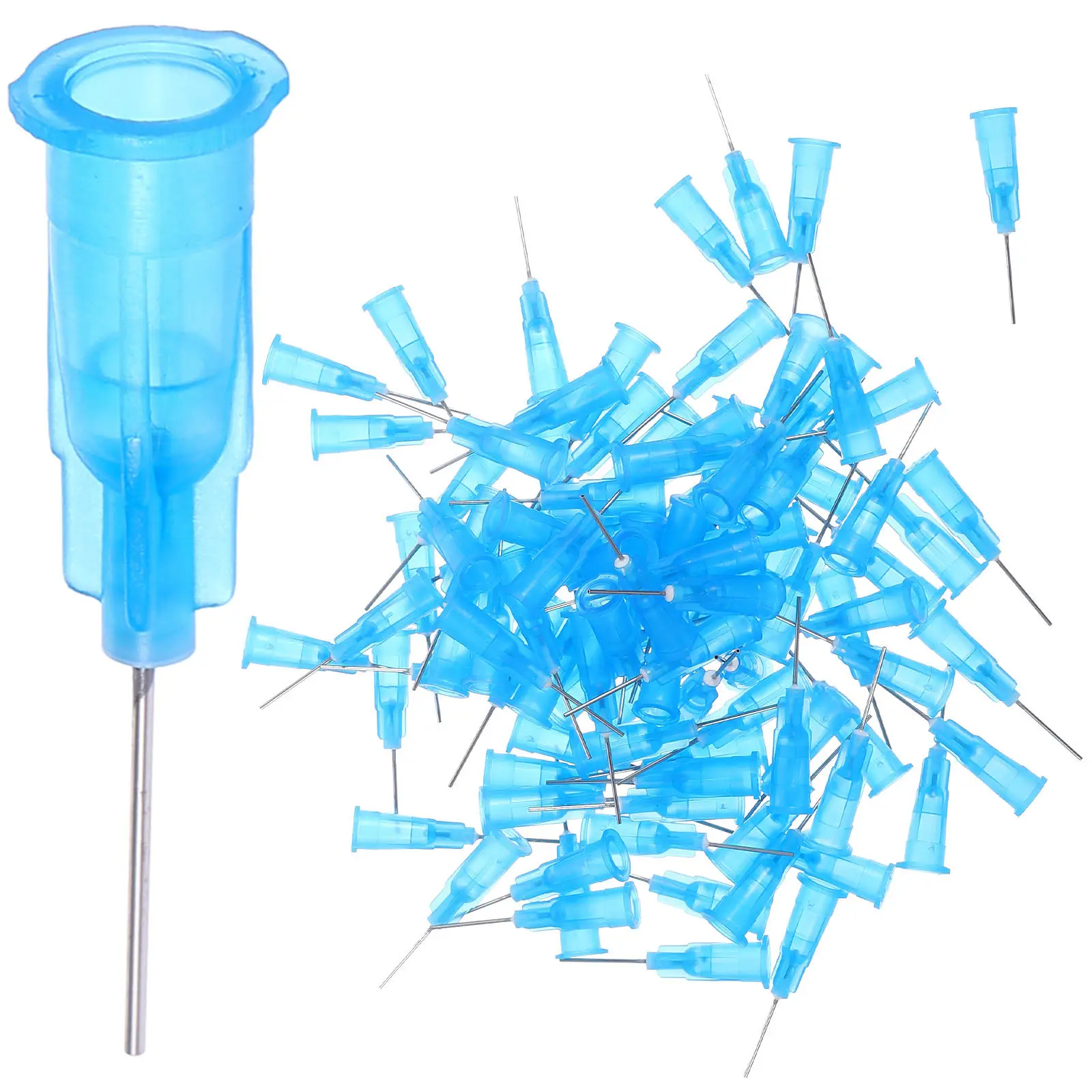 100Pcs Reusable Multipurpose Dispenser Needle Tip for Epoxy Resin Glue Precision Dispensing Flexible Hose Design High-Frequency