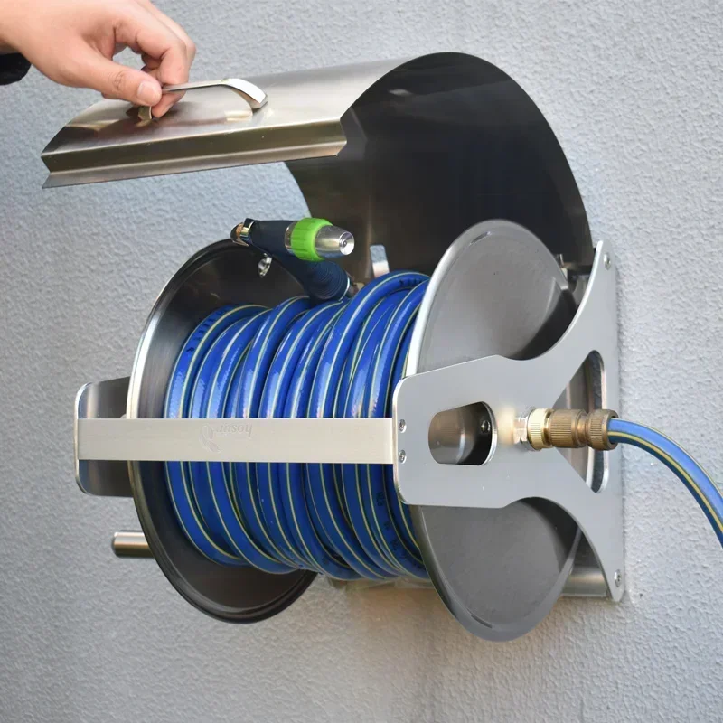 

Hot SalesWater Pipe Storage Rack With Lid Wall-Mounted Stainless Steel Pipe Rack Household