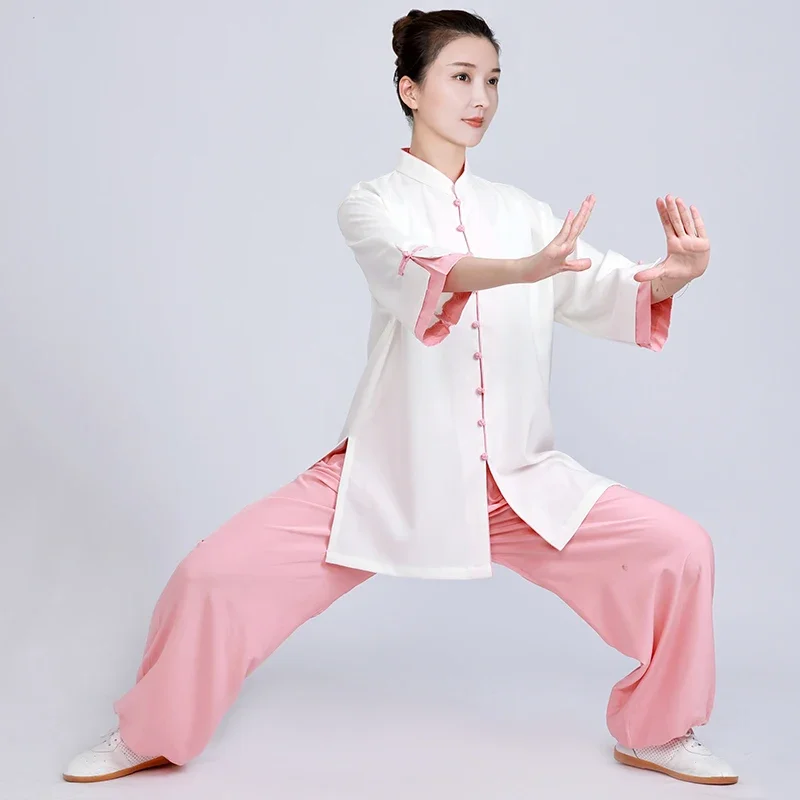 

Summer Breathable Short Sleeve Kung Fu Shirts Wing Chun Training Vintage Sport Tops Martial Arts Taichi Uniform Cotton And Linen