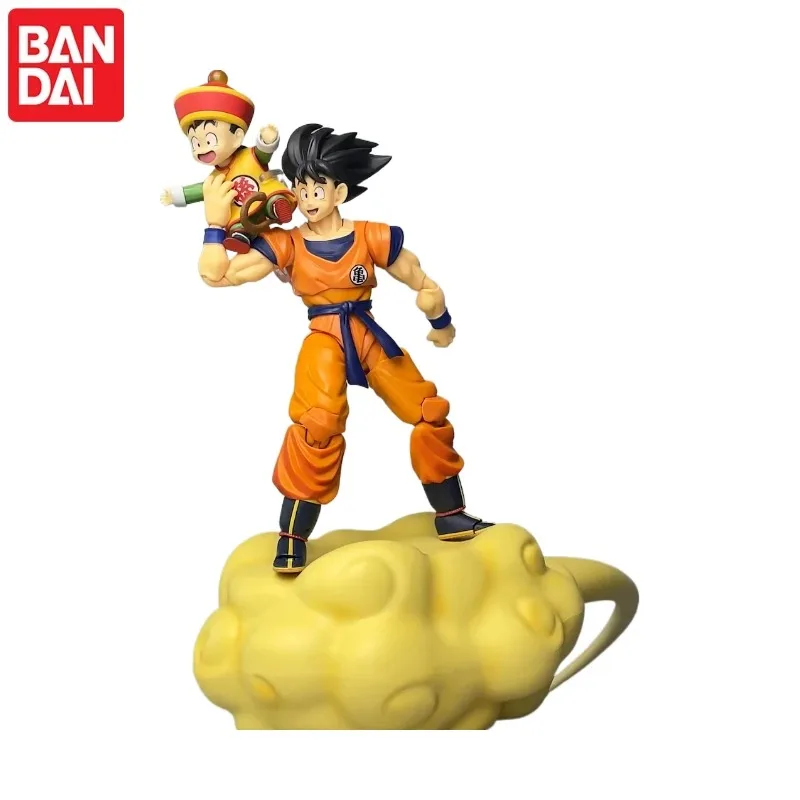 In Stock! 100%Original Bandai SDCC China Joy S.H.Figuarts Dragon Ball Z Son Goku Father and Son Action Anime Figures Models Toys view 5