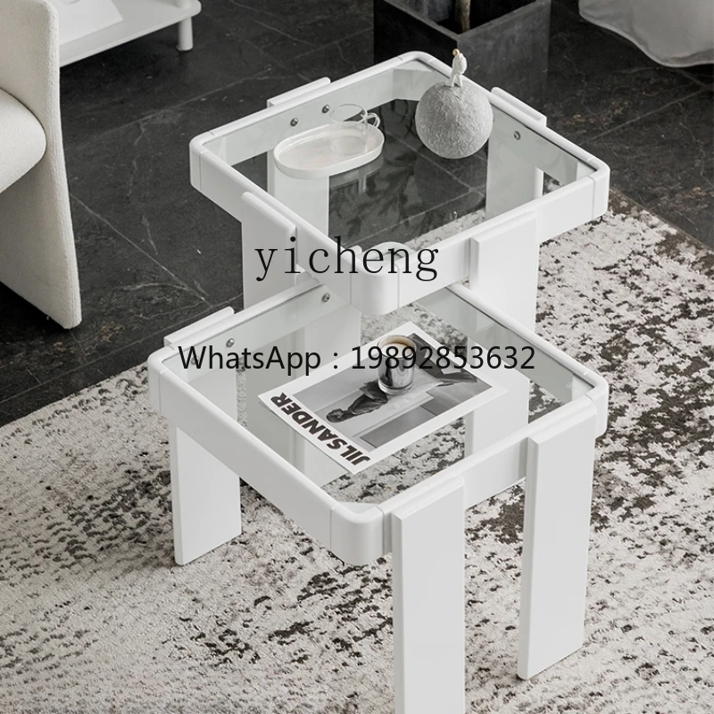 ZZc Living Room Small Coffee Table Combination Household Tea Tray Modern Creative Sofa Side Table