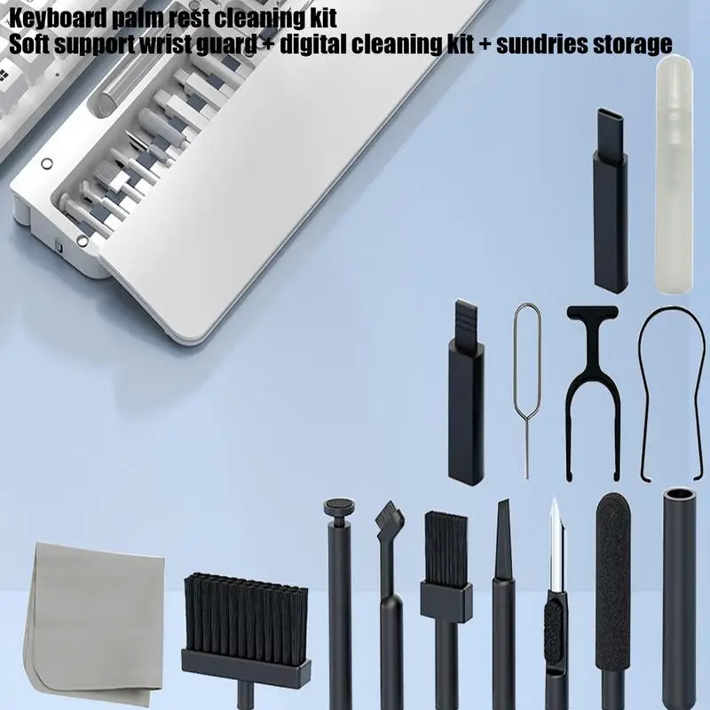 

Keyboard Cleaning Work Keyboard Wrist Support Soft Non-Slip Ergonomic Gadgets Charging Port Cleaning Tools Kit For Home Laptop