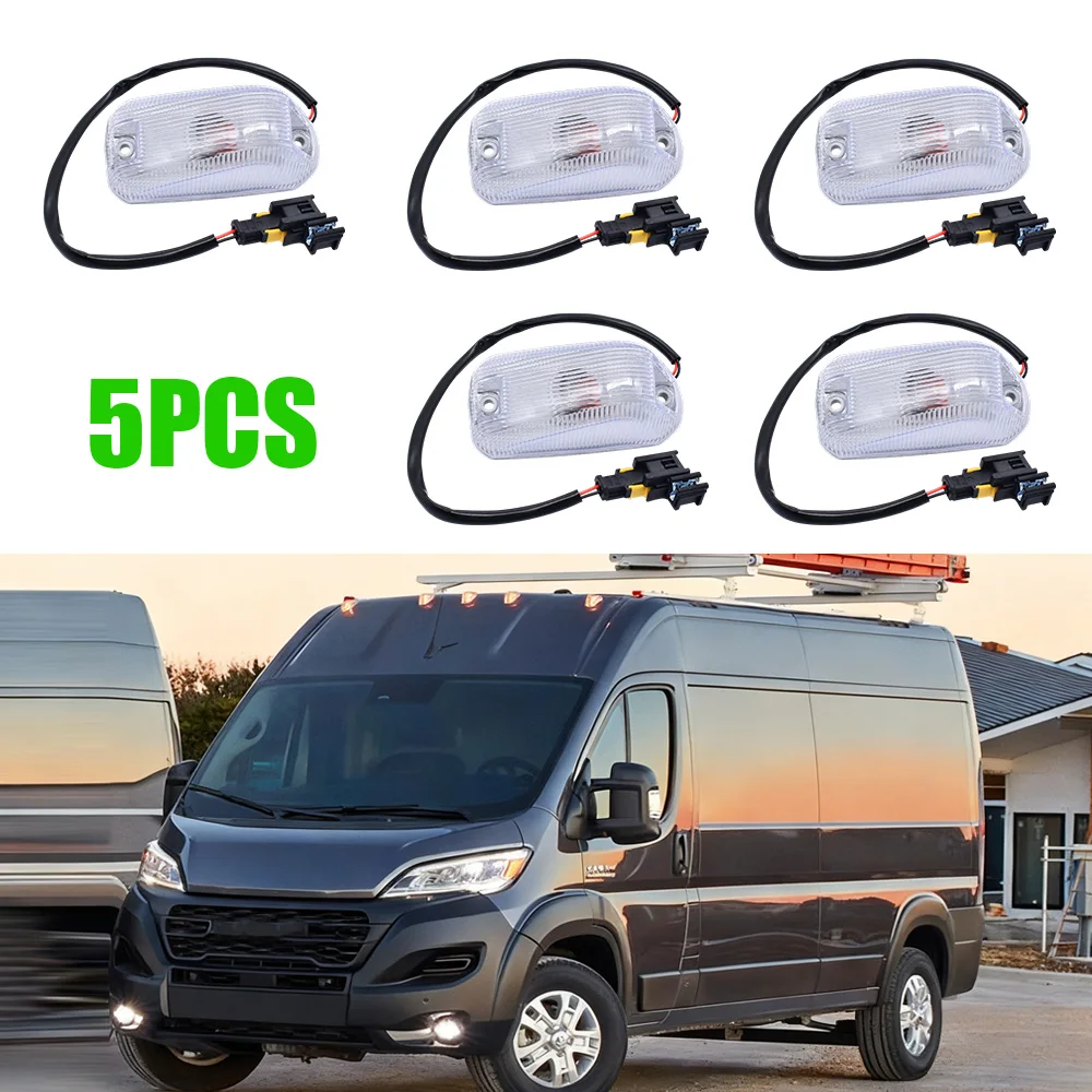 

Cab Roof Top Marker Lights For 2014-2023 Dodge Ram ProMaster 1500 2500 3500 Roof Running Lamps Replaces Accessories 68232473AA