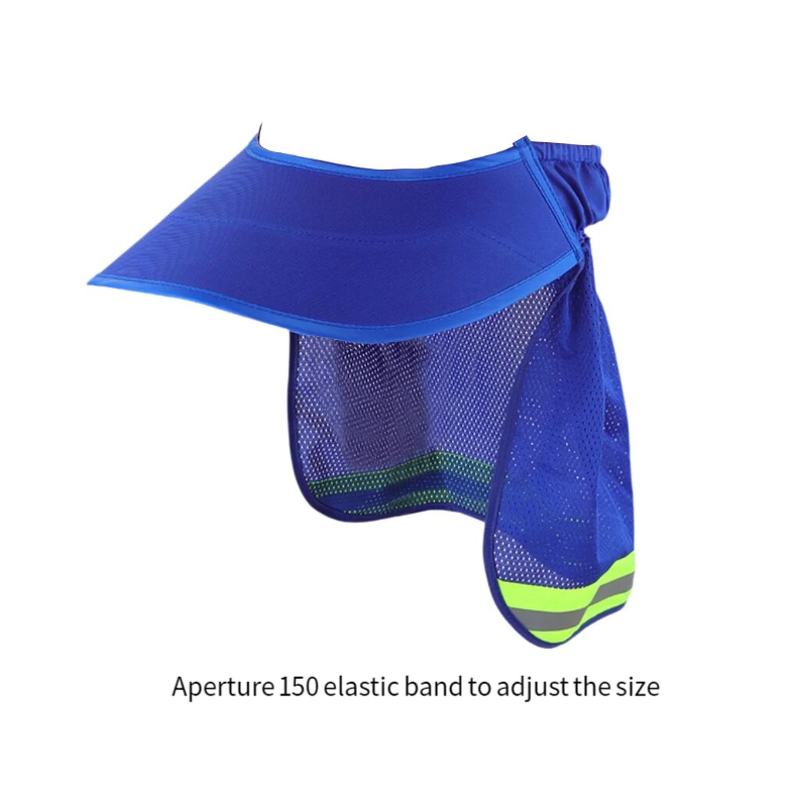 Polyester Hard Hat Neck Shade Breathable Sun Protection Helmet Flap High Visibility Cooling for Outside Labor