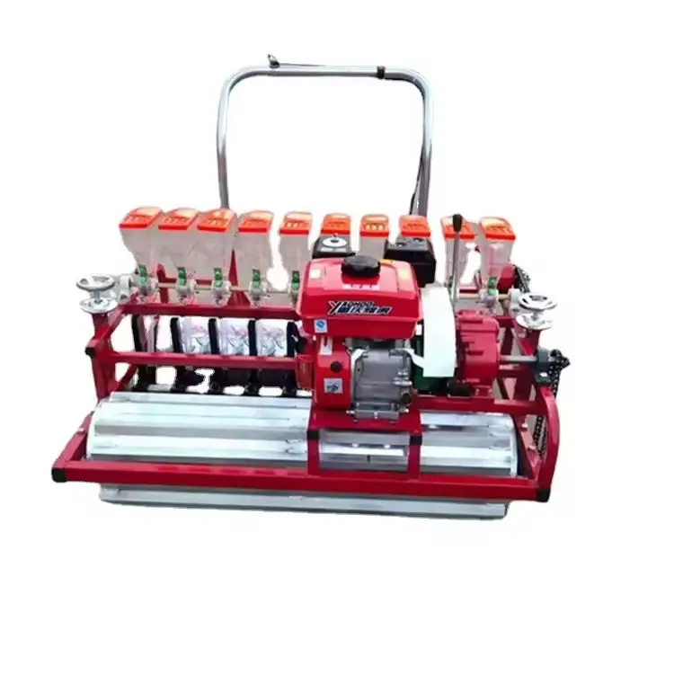 6 Row Adjustable Engine Multi Function Vegetable Seeder for Carrot Cabbage Onion Garlic