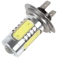 7.5W H7 PX26D 5 COB LED Replacement Bulbs For Car Fog Daytime Lights Projector Lens Ice Blue White Driving DRL Lamp