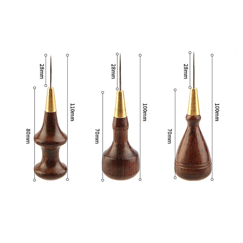 1Pcs Wooden Handle Awls Leathe - Woodworking Shoes avis et prix