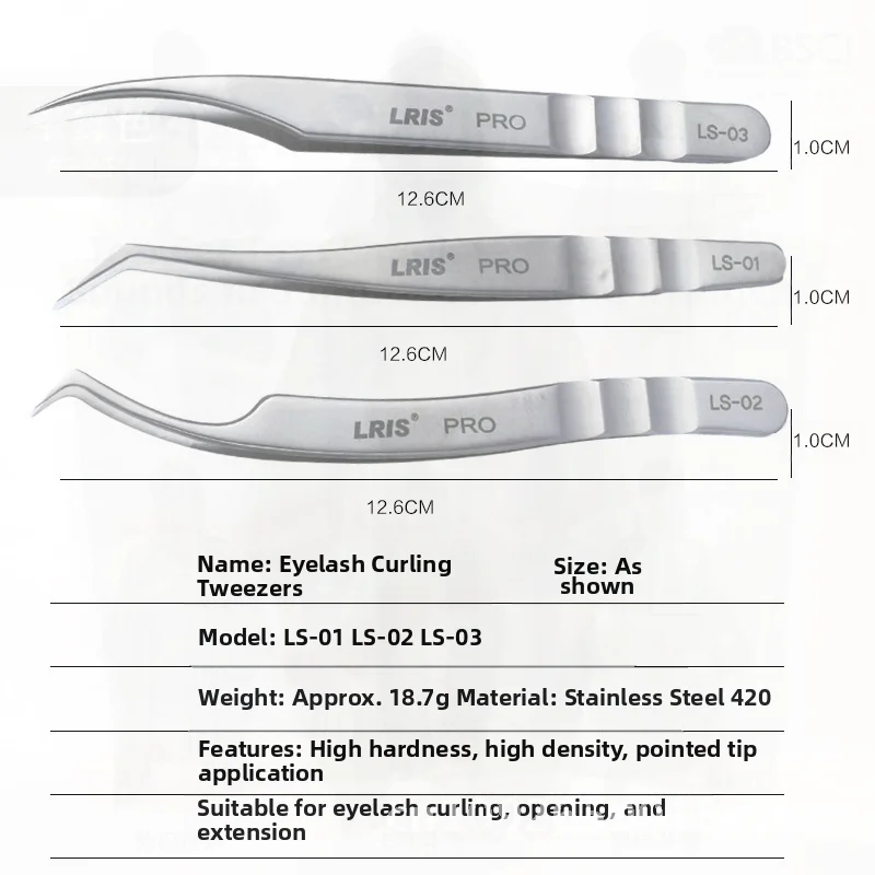 Ukraine High Precision Eyelash Curler Set Stainless Steel False Eyelashes Tweezers Tool for Beauty Professionals Universal Use