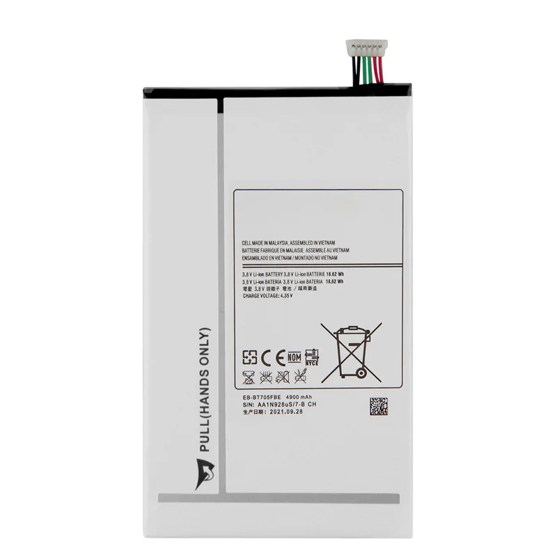 New Full 4900mAh Battery For Samsung GALAXY Tab S 8.4 SM-T700 T701 T705 EB-BT705FBC EB-BT705FBE