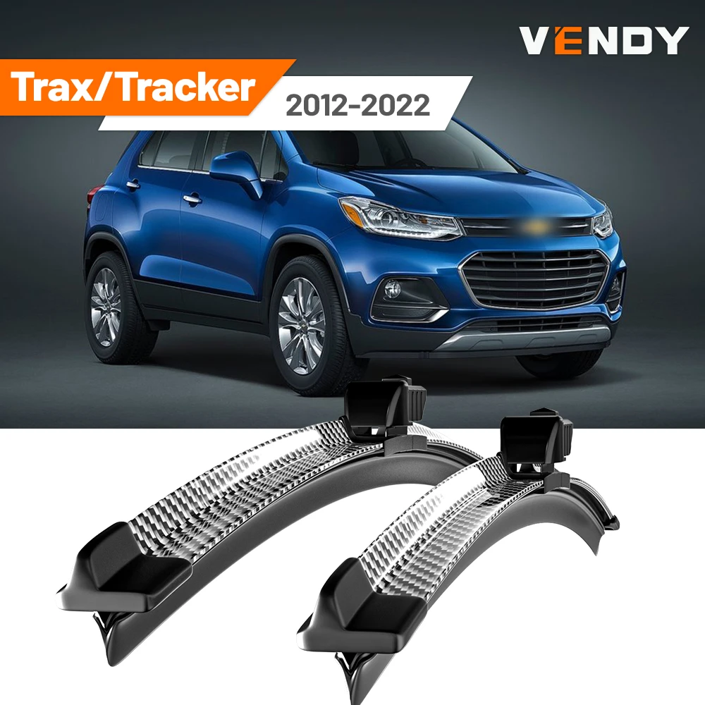 Para Chevrolet Trax Tracker 2012-2022 2013 2014 2015 2016 2017 2018 2019 2 uds limpiaparabrisas delantero limpiaparabrisas