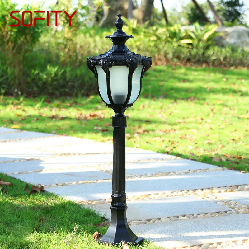 

SOFITY Outdoor Lawn Light LED Retro Garden Lamp Waterproof IP65 Home Decor for Courtyard Villa Fixture