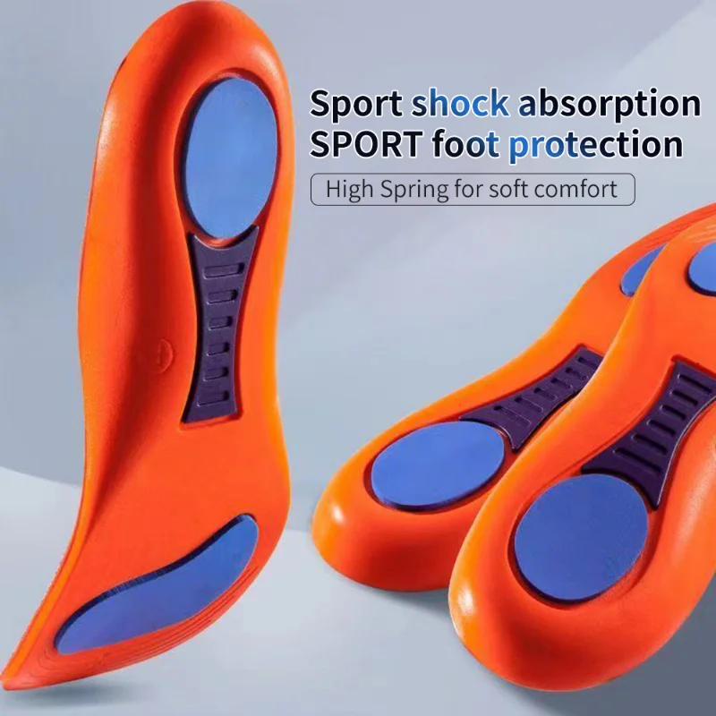 Sports Elasticity Orthotic Insole Arch Support Flatfoot Running Insoles for Shoes Sole Orthopedic Insoles for Feet Ease Pressure