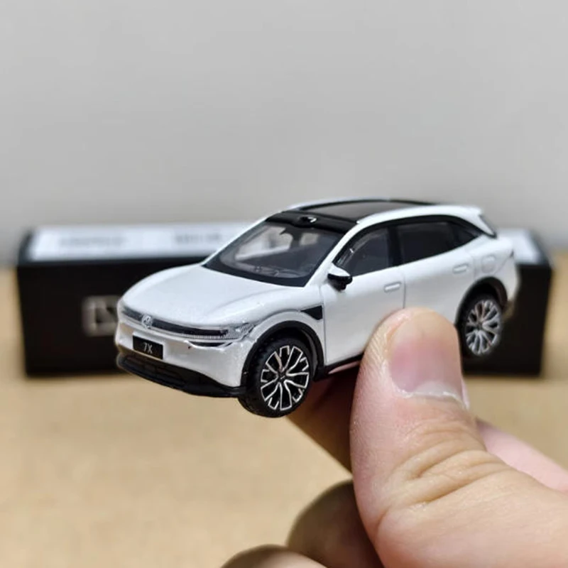 Original 1:64 ZEEKR MIX/001/007/7X/ Galaxy E5/L6 Alloy Car Model Static Collection Decorated Holiday Gifts Toys