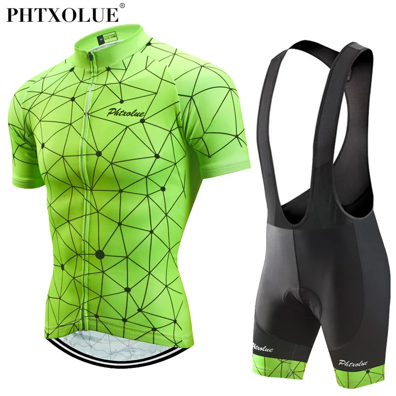 Phtxolue Men Cycling Jerseys Set Cycling Clothing Maillot Ropa Ciclismo Mountain Bicycle Bike Clothing Cycling Sets