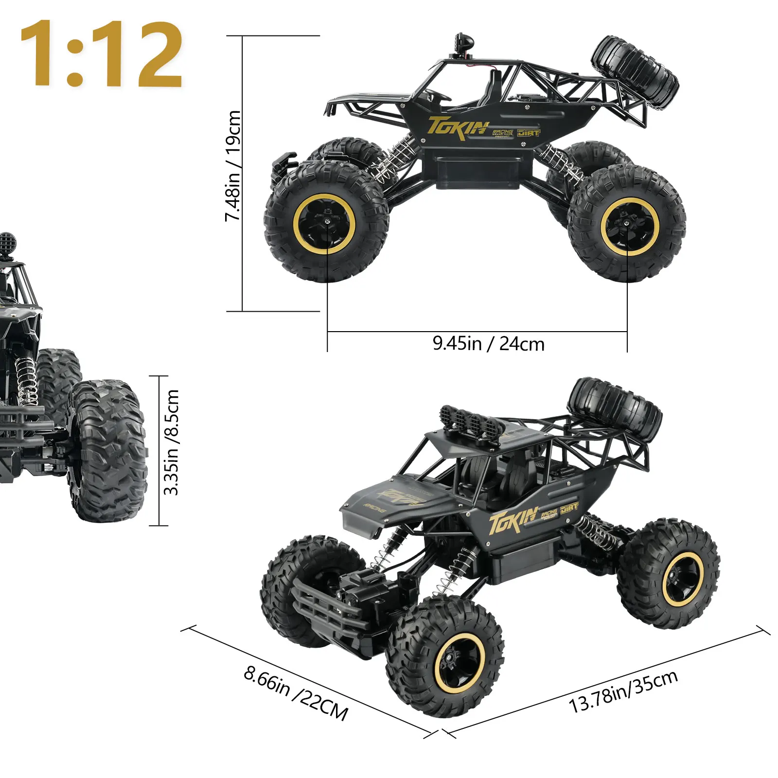 1:12 4WD RC Auto 2.4G Radio Afstandsbediening Auto Buggy 4x4 Off-Road Controle vrachtwagens Jongens Speelgoed voor Kinderen Geschenken