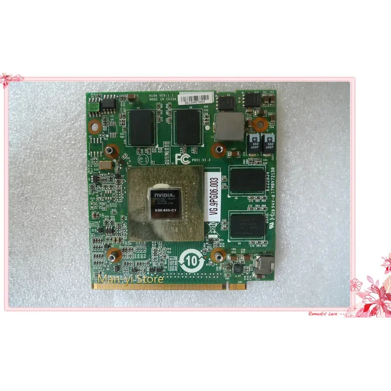 Графическая видеокарта 9600M GT 9600MGT 512 МБ G96-600-C1 для Acer Aspire 5920 6920 8920 9920 5520 4930 4925 6930 DDR2 Графическая видеокарта 9600M GT 9600MGT 512 МБ G96-600-C1 для Acer Aspire 5920 6920 8920 9920 5520 4930 4925 6930 DDR2