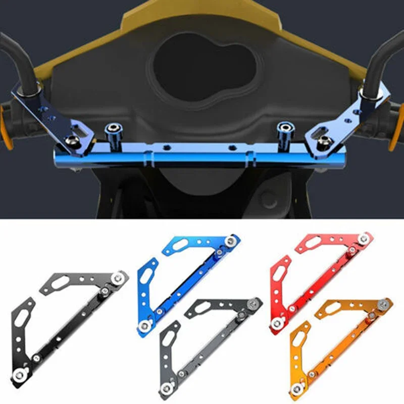 Barre d'extension multifonctionnelle, barre d'équilibre, barre transversale légère et Durable pour moto, lampe de vélo électrique, guidon transversal