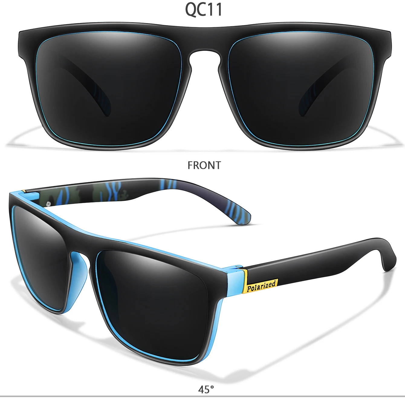 UV400 Polarisierte Klassische Quadratische Radfahren Sonnenbrille Männer und Frauen Auto Fahren Sonnenbrille Dirt Bike Motorrad Wandern Gläser – Detail 9