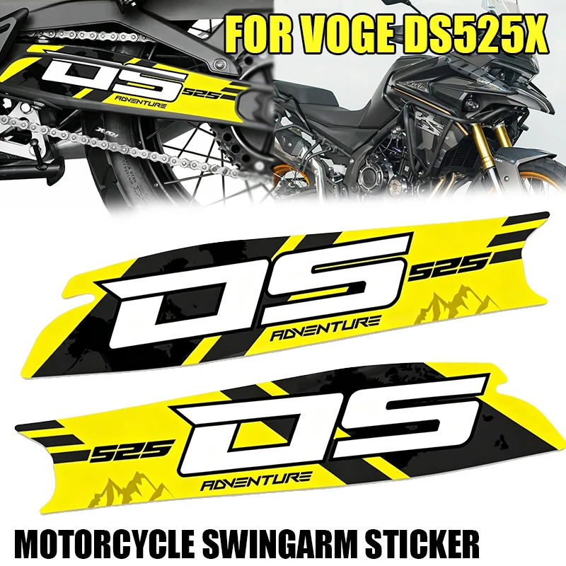 

525DSX Motorcycle Swingarm Sticker Rotating Shaft Swing Arm Protection Decals Waterproof For VOGE Valico DS525X DSX525 525 DSX