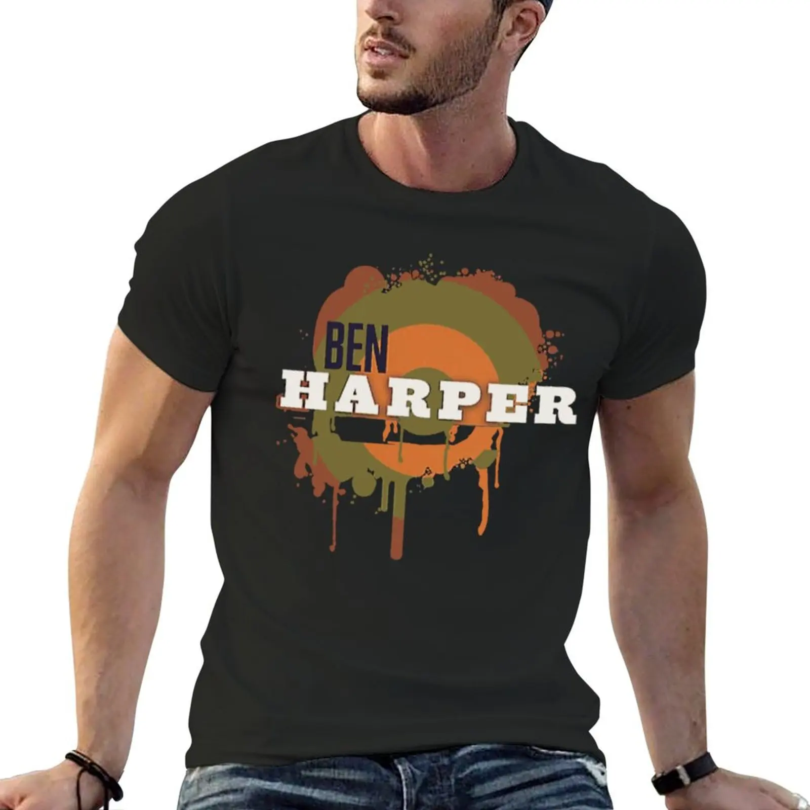 Ben Harper T-Shirt plus size tops korean fashion tops men t shirts