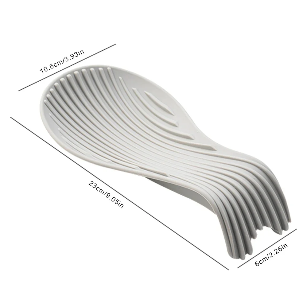 1/4Pcs Silicone Spoon Holder Kitchen Spoon Rest Utensil Heat Resistant Storage Shelves Kitchen Cooking Tools Kitchen Accessories