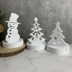 3Dシリコンキャンドルホルダー,家の装飾