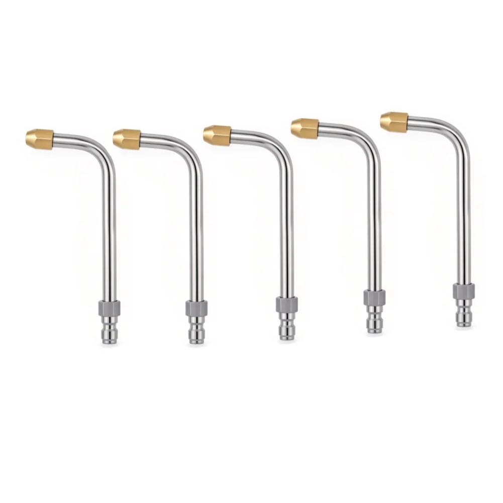 Pressure Washer Extension Wand Pack: 5pcs with Dual Use Capability for Vehicle and HVAC Component For Cleaning