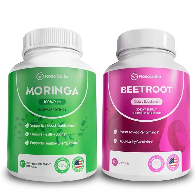 Moringa + Beetroot - Promotes Healthy Circulation and Vitality, Supports Energy, Skin and Gut Health Superfood, Antioxidant