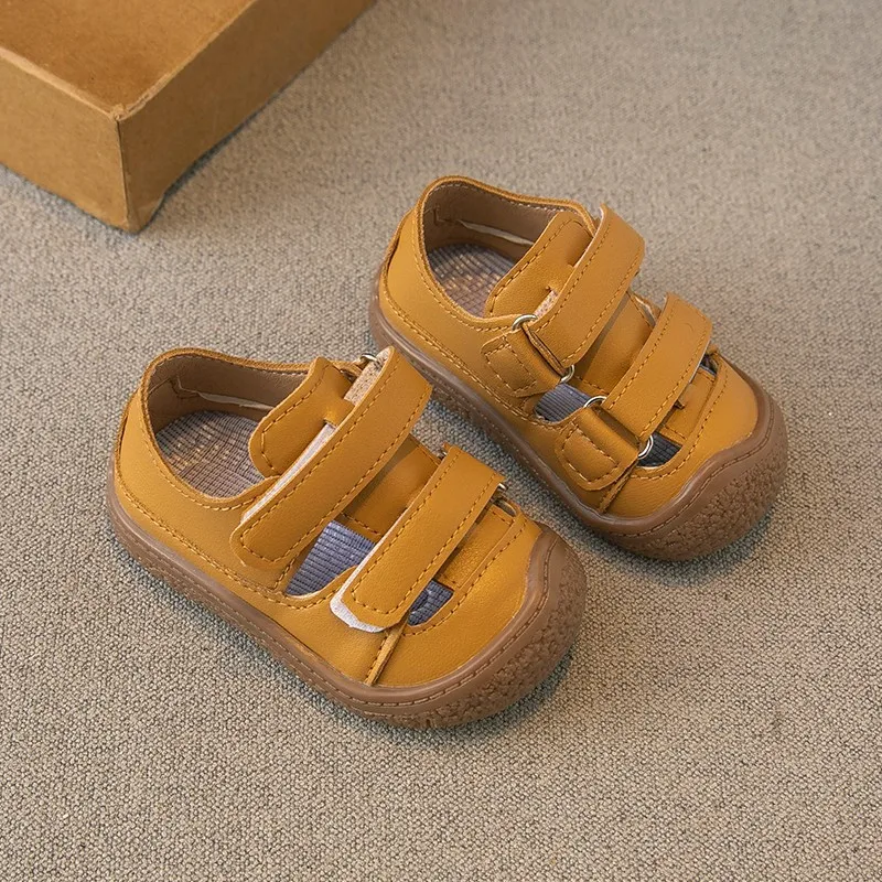 Sandalias de bebé para niños pequeños, zapatos de playa Baotou, novedad de verano, 2024