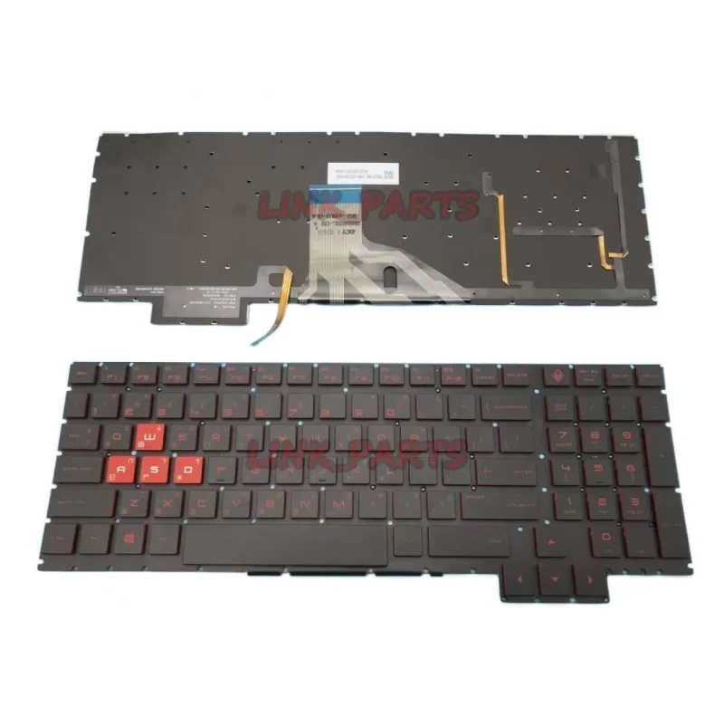 Nuevo teclado chino para HP Omen 15-CE 15-CE000 15-CE001NA 15-CE010CA, teclado retroiluminado rojo para ordenador portátil