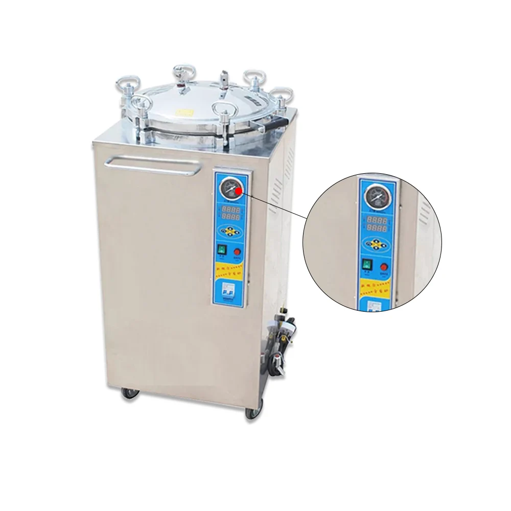 Easy to Clean Digital Display Automatic Control Autoclave with Water cut Protection for Sterilization