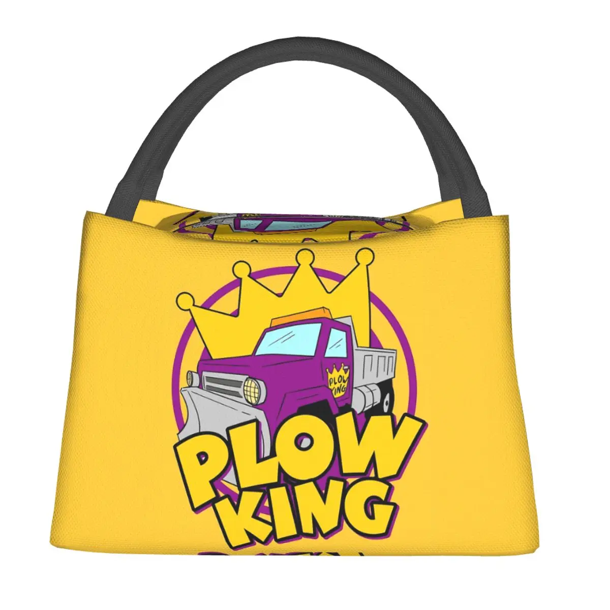 Plow King The Healthy Competition Insulated Lunch Bag for Women Children Leakproof Food Boxes Thermal Lunch Box Tote